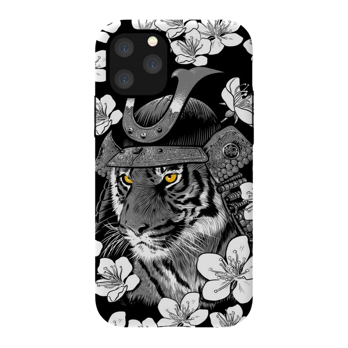 iPhone 11 Pro StrongFit Samurai Tiger cherry tree by Alberto