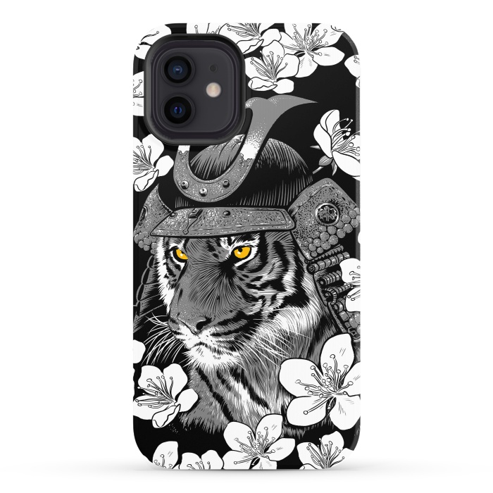 iPhone 12 StrongFit Samurai Tiger cherry tree by Alberto