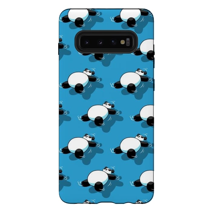 Galaxy S10 plus StrongFit Panda sleeping in the sea by Alberto