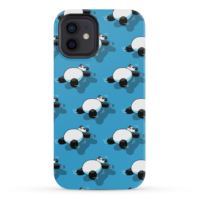 iPhone 12 mini StrongFit Panda sleeping in the sea by Alberto