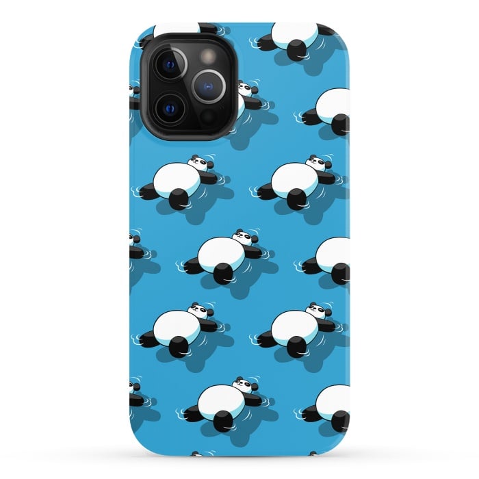 iPhone 12 Pro StrongFit Panda sleeping in the sea by Alberto