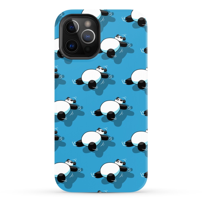iPhone 12 Pro Max StrongFit Panda sleeping in the sea by Alberto