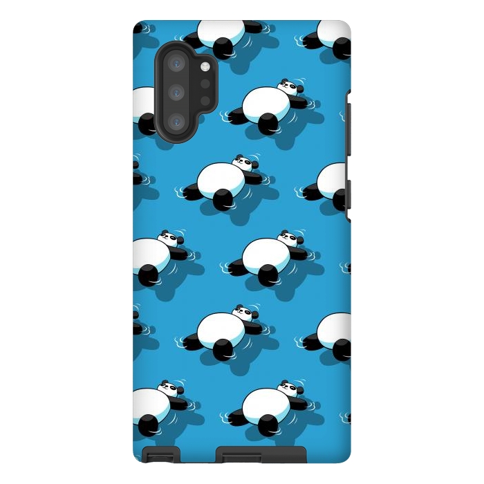 Galaxy Note 10 plus StrongFit Panda sleeping in the sea by Alberto