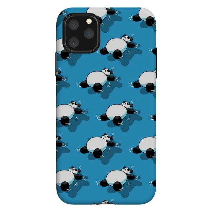 iPhone 11 Pro Max StrongFit Panda sleeping in the sea by Alberto