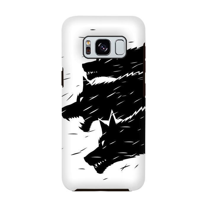 Galaxy S8 StrongFit Three Wolves by Alberto