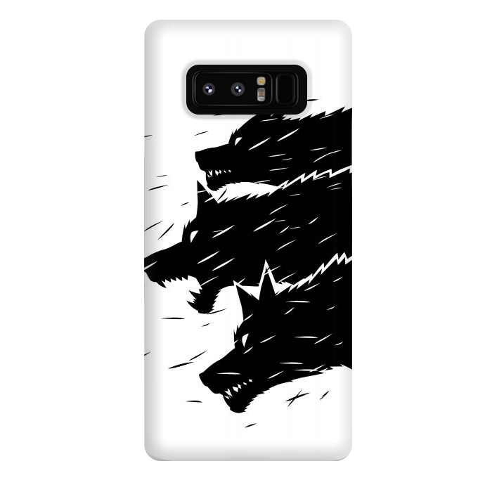 Galaxy Note 8 StrongFit Three Wolves by Alberto