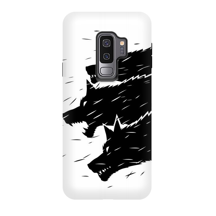 Galaxy S9 plus StrongFit Three Wolves by Alberto