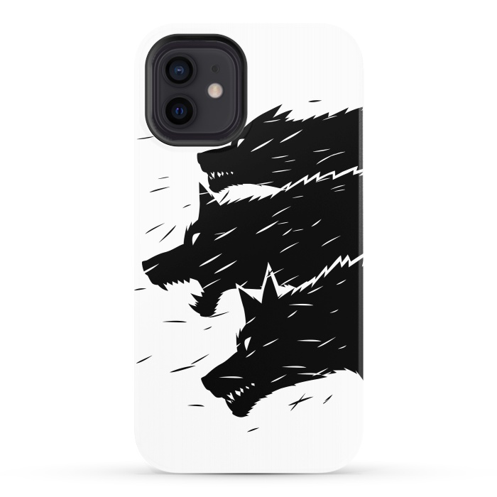 iPhone 12 StrongFit Three Wolves by Alberto