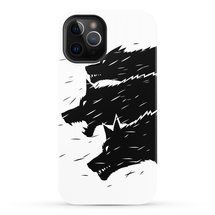 iPhone 12 Pro StrongFit Three Wolves by Alberto
