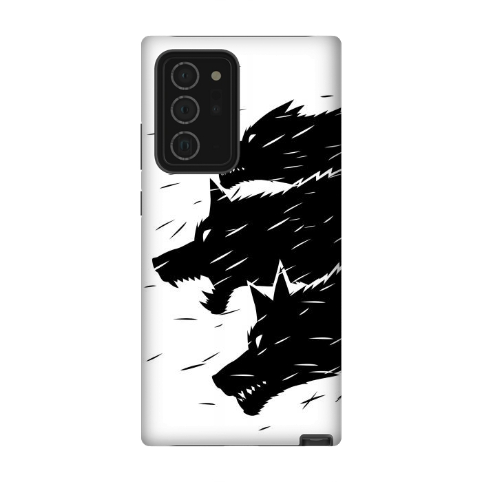 Galaxy Note 20 Ultra StrongFit Three Wolves by Alberto