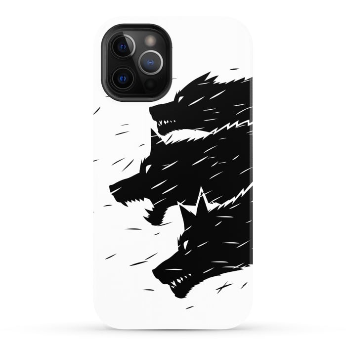 iPhone 12 Pro Max StrongFit Three Wolves by Alberto
