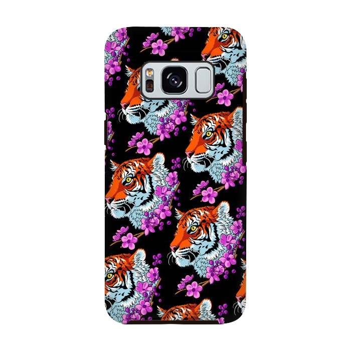 Galaxy S8 StrongFit Tiger Cherry Tree by Alberto