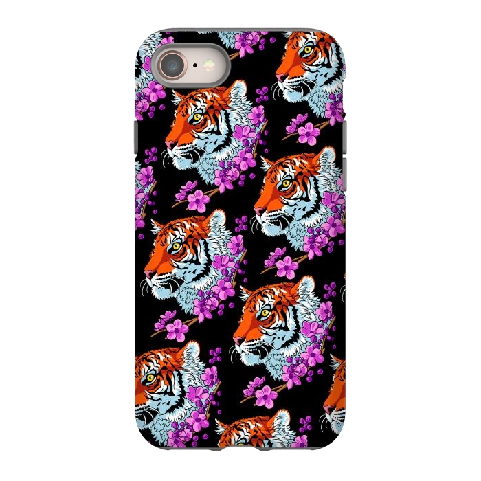 iPhone 8 StrongFit Tiger Cherry Tree by Alberto