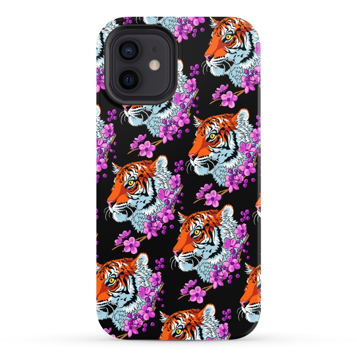 iPhone 12 StrongFit Tiger Cherry Tree by Alberto
