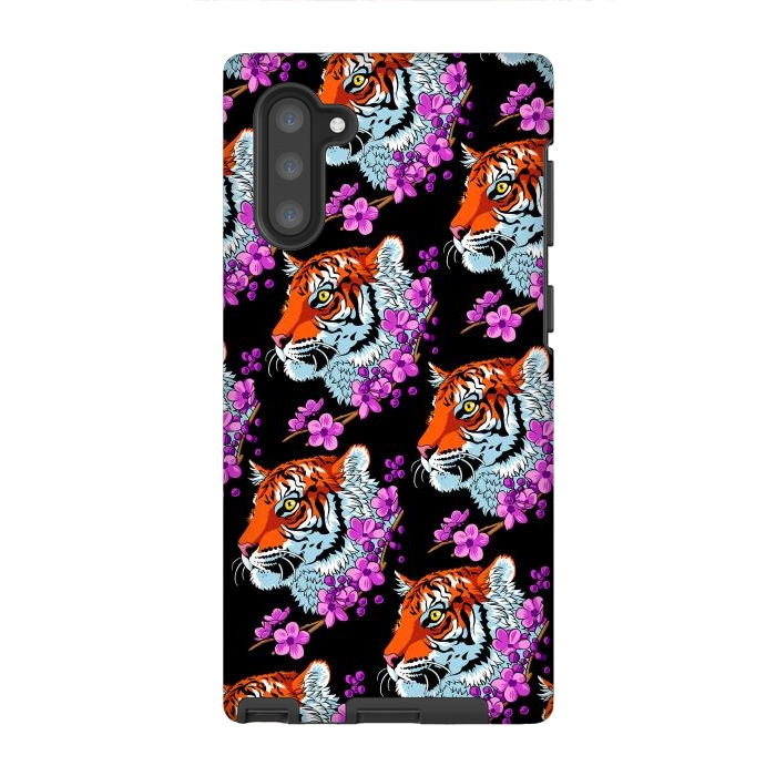 Galaxy Note 10 StrongFit Tiger Cherry Tree by Alberto