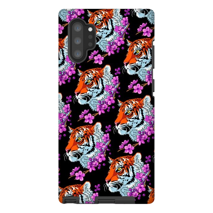 Galaxy Note 10 plus StrongFit Tiger Cherry Tree by Alberto