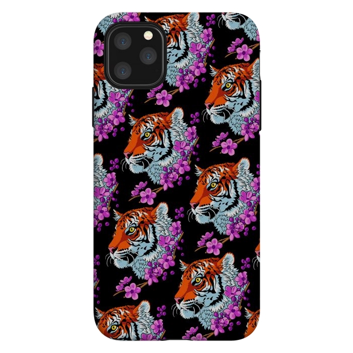 iPhone 11 Pro Max StrongFit Tiger Cherry Tree by Alberto