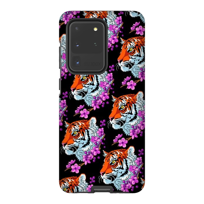 Galaxy S20 Ultra StrongFit Tiger Cherry Tree by Alberto