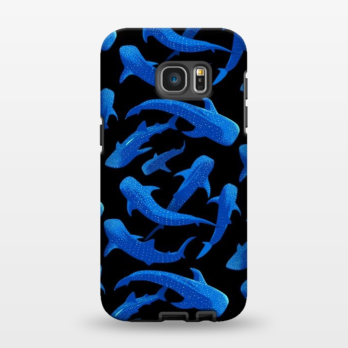 Galaxy S7 EDGE StrongFit Shark Whales by Alberto