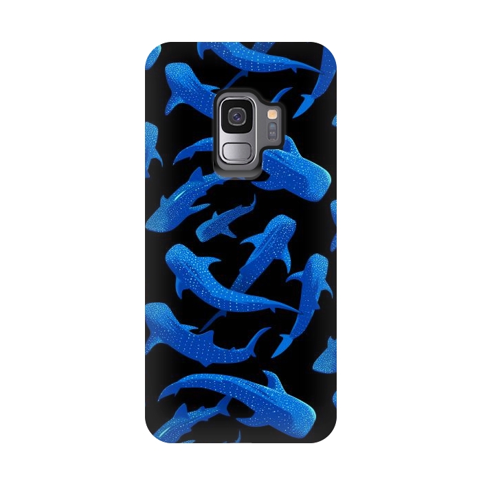 Galaxy S9 StrongFit Shark Whales by Alberto