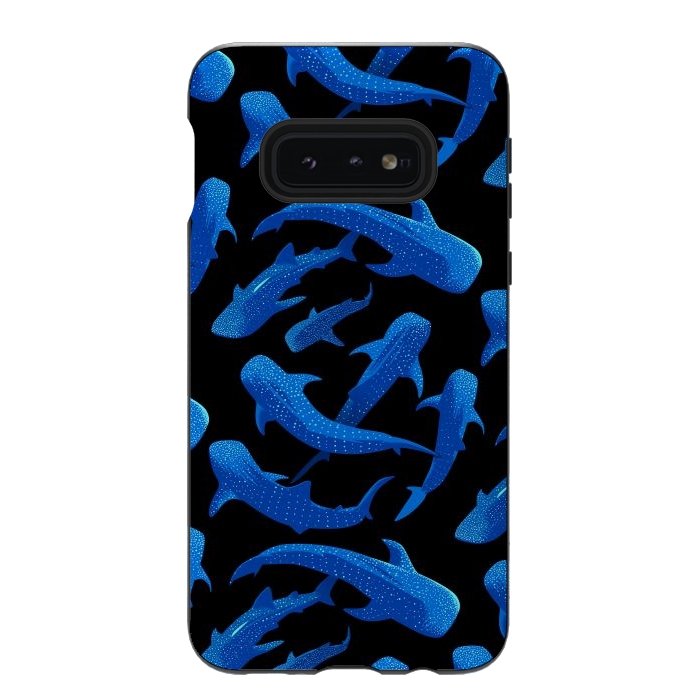 Galaxy S10e StrongFit Shark Whales by Alberto