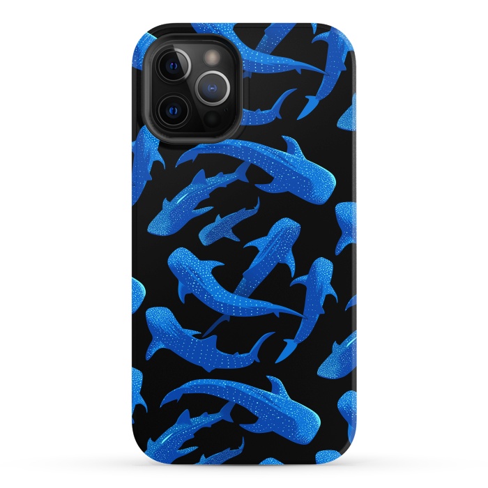iPhone 12 Pro StrongFit Shark Whales by Alberto