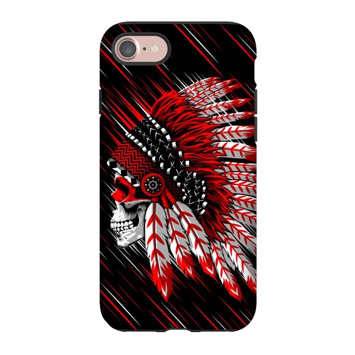 iPhone 7 StrongFit Indian Skull by Alberto