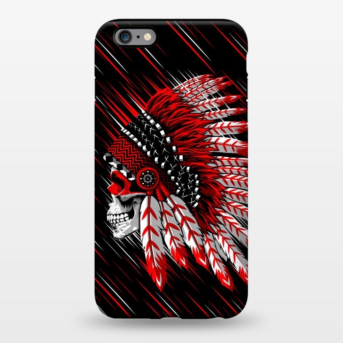 iPhone 6/6s plus StrongFit Indian Skull by Alberto