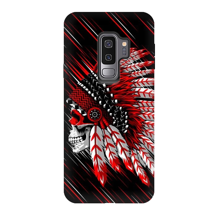 Galaxy S9 plus StrongFit Indian Skull by Alberto