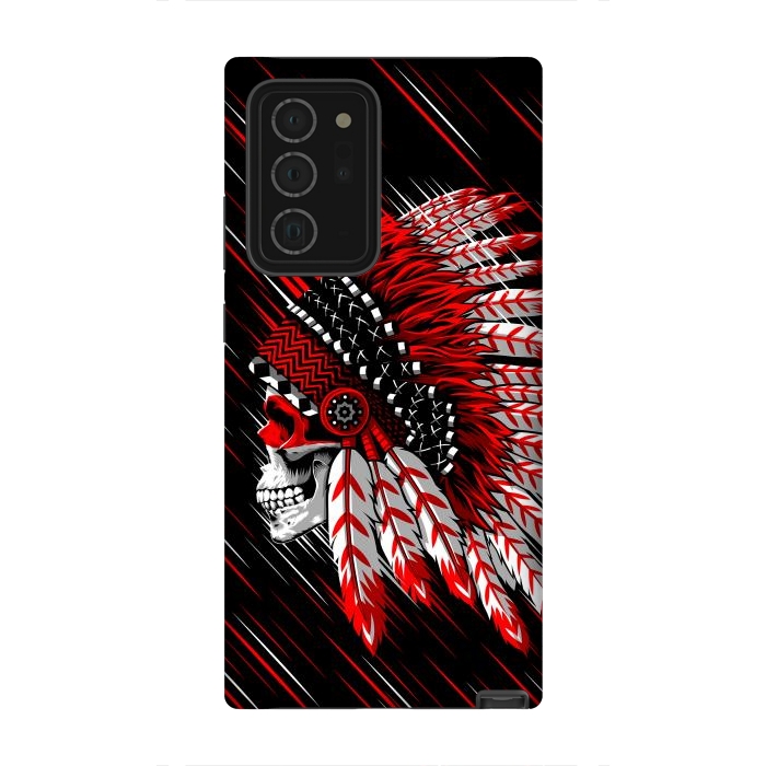 Galaxy Note 20 Ultra StrongFit Indian Skull by Alberto