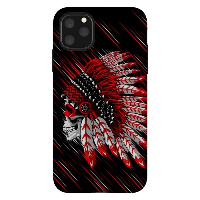 iPhone 11 Pro Max StrongFit Indian Skull by Alberto