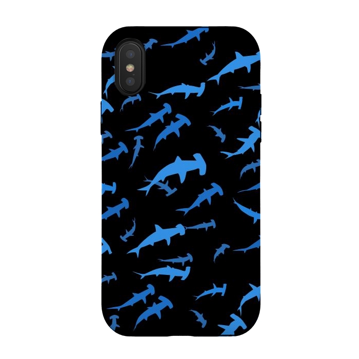 iPhone Xs / X StrongFit hammerhead sharks by Alberto