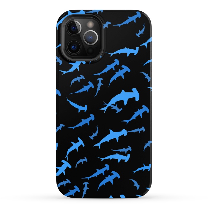 iPhone 12 Pro Max StrongFit hammerhead sharks by Alberto