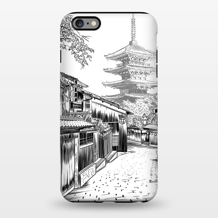 iPhone 6/6s plus StrongFit Sketch Street Temple by Alberto