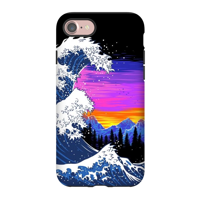 iPhone 7 StrongFit The wave at dawn by Alberto