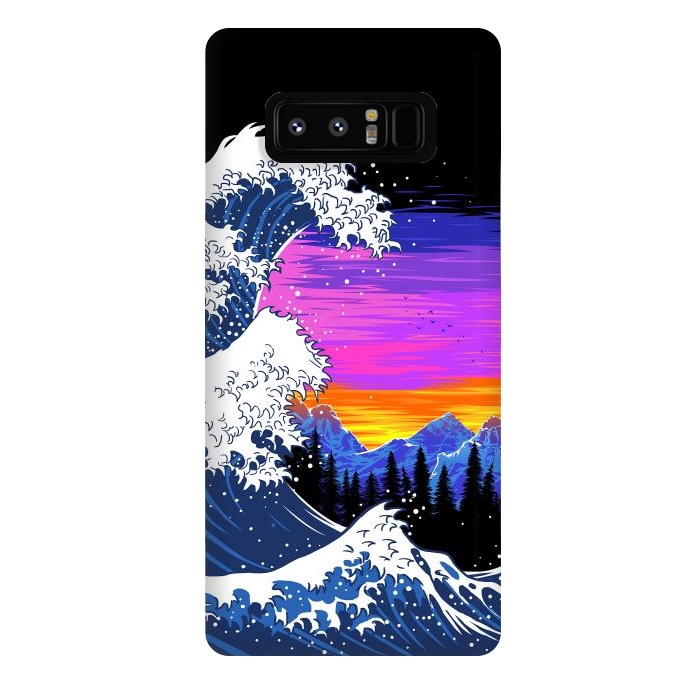 Galaxy Note 8 StrongFit The wave at dawn by Alberto