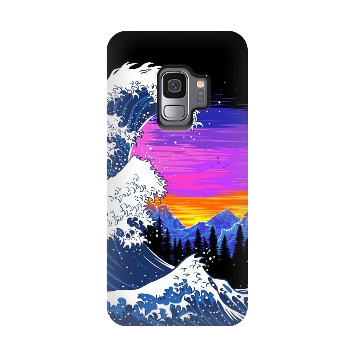 Galaxy S9 StrongFit The wave at dawn by Alberto