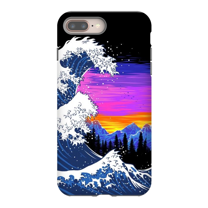 iPhone 8 plus StrongFit The wave at dawn by Alberto