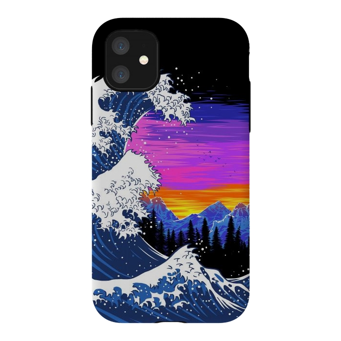 iPhone 11 StrongFit The wave at dawn by Alberto
