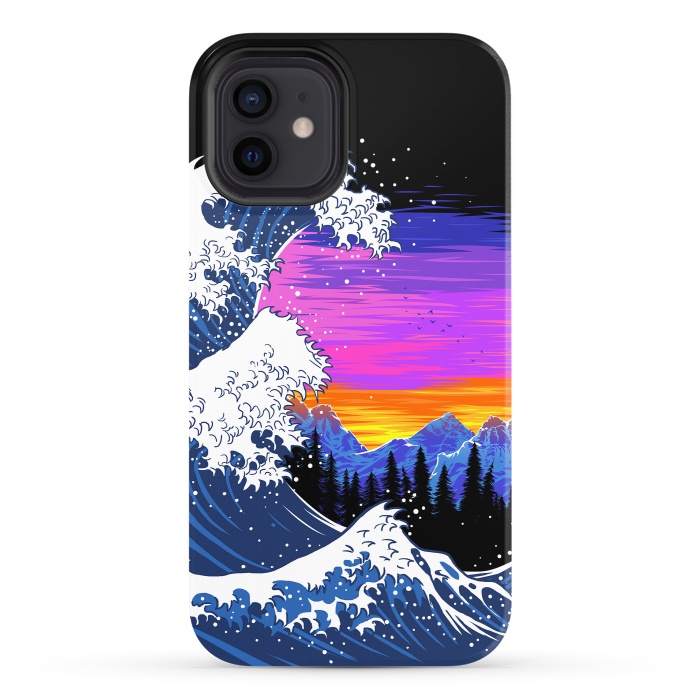iPhone 12 StrongFit The wave at dawn by Alberto
