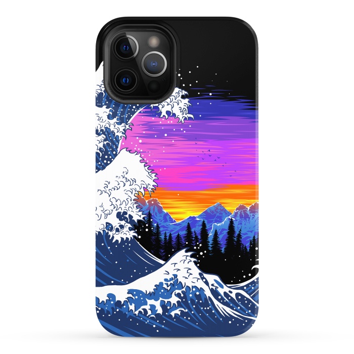 iPhone 12 Pro Max StrongFit The wave at dawn by Alberto