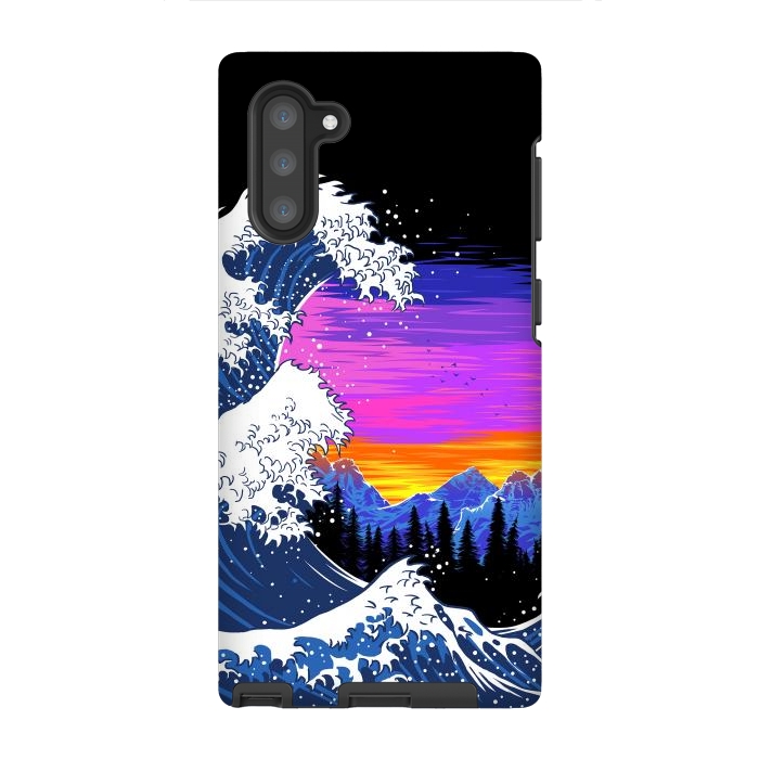 Galaxy Note 10 StrongFit The wave at dawn by Alberto