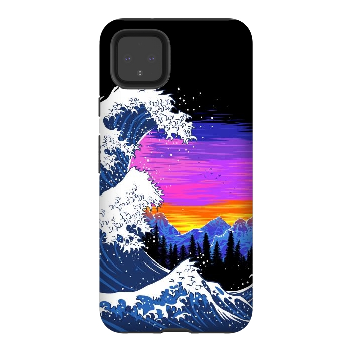 Pixel 4XL StrongFit The wave at dawn by Alberto