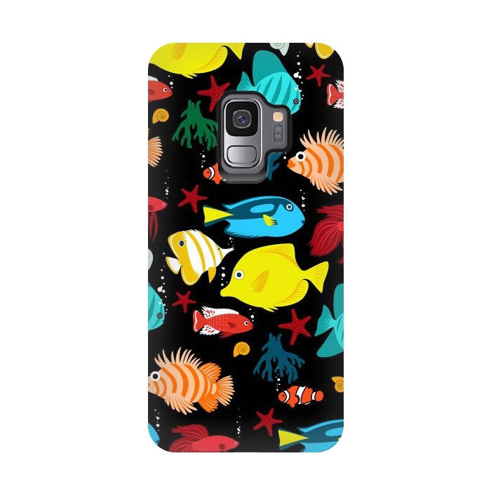 Galaxy S9 StrongFit Tropical aquarium by Alberto