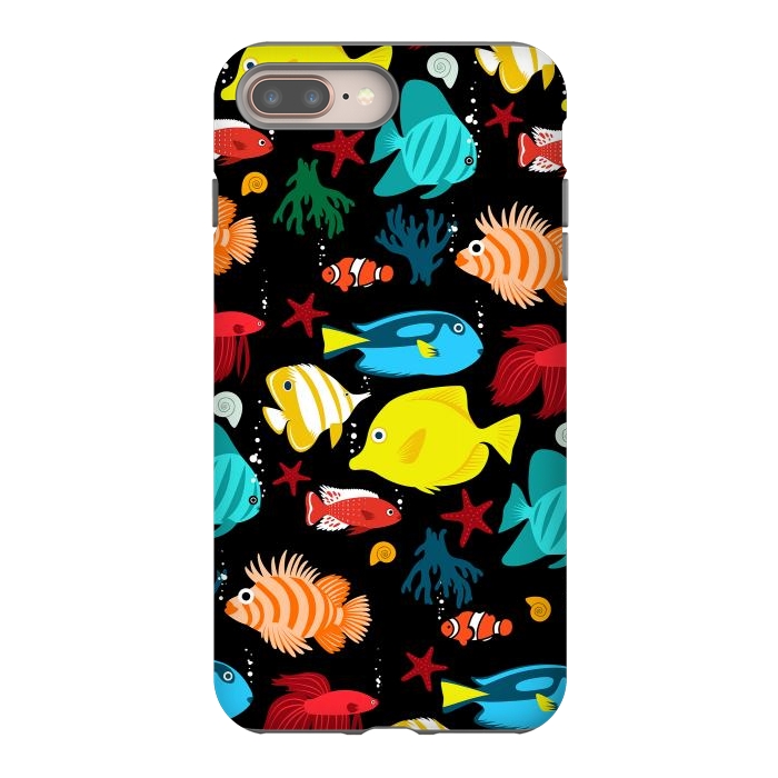iPhone 8 plus StrongFit Tropical aquarium by Alberto