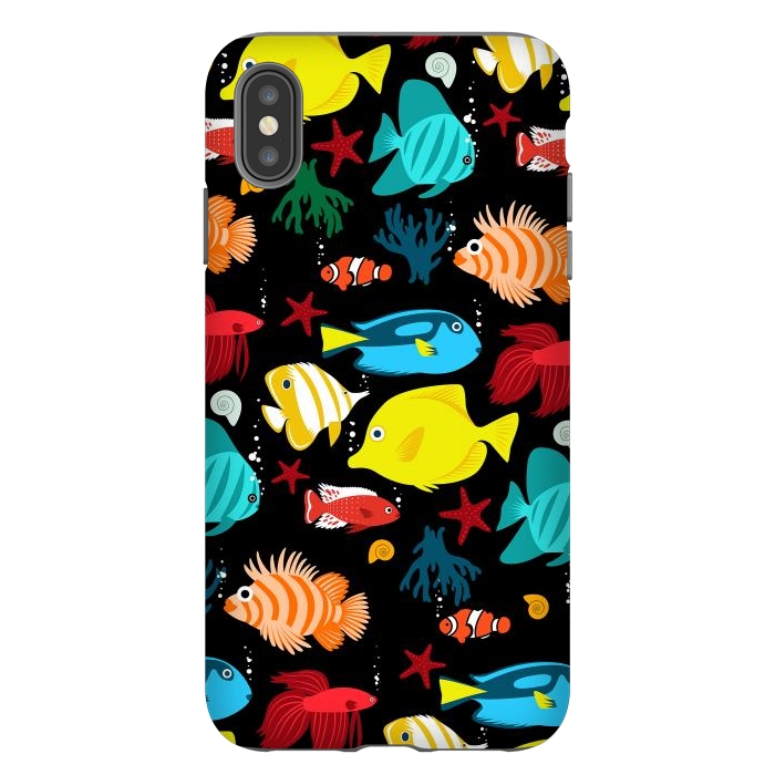 iPhone Xs Max StrongFit Tropical aquarium by Alberto