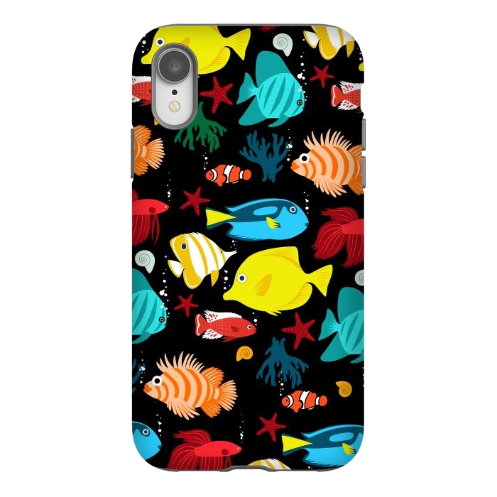 iPhone Xr StrongFit Tropical aquarium by Alberto