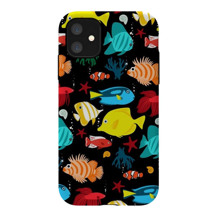 iPhone 11 StrongFit Tropical aquarium by Alberto