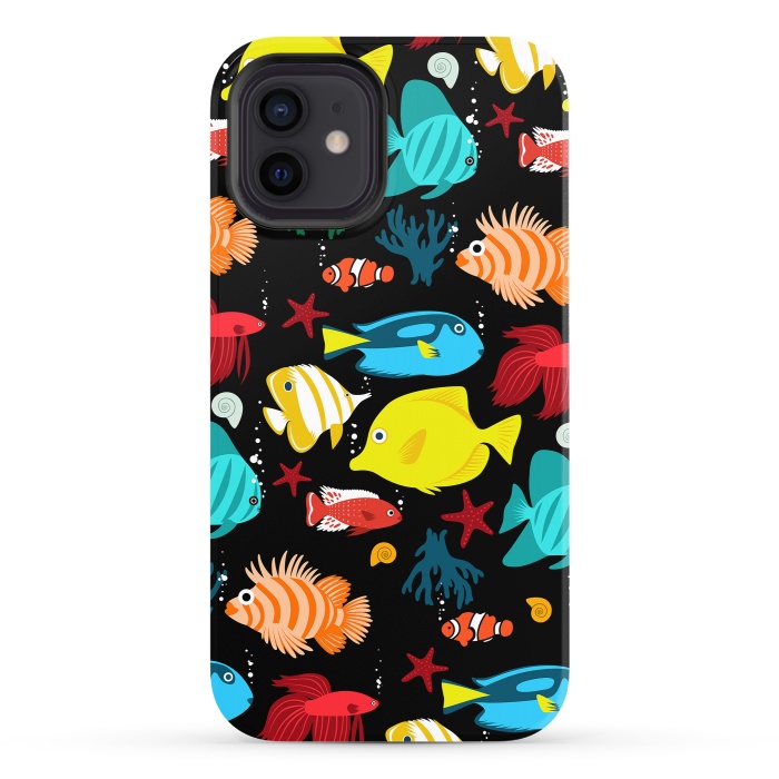 iPhone 12 StrongFit Tropical aquarium by Alberto