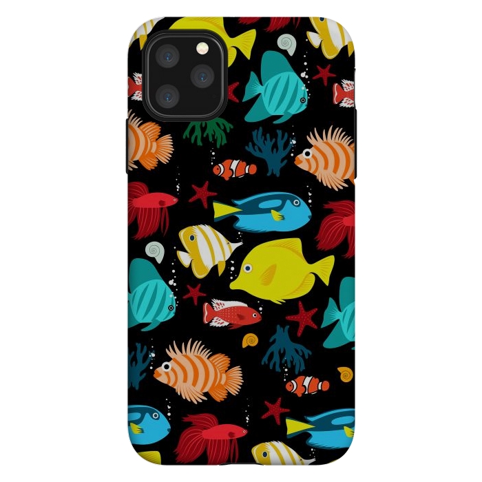 iPhone 11 Pro Max StrongFit Tropical aquarium by Alberto